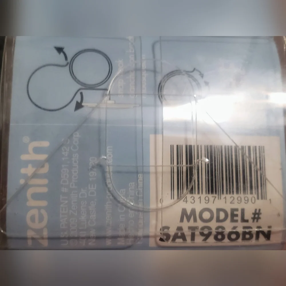 Black Weston Shower Curtain and Zenith Hooks Brushed Nickel NWT